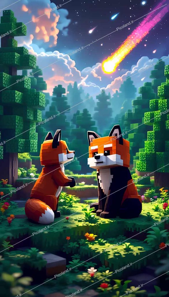 تصویر با کیفیت 10K بازی ماینکرافت کد0105
