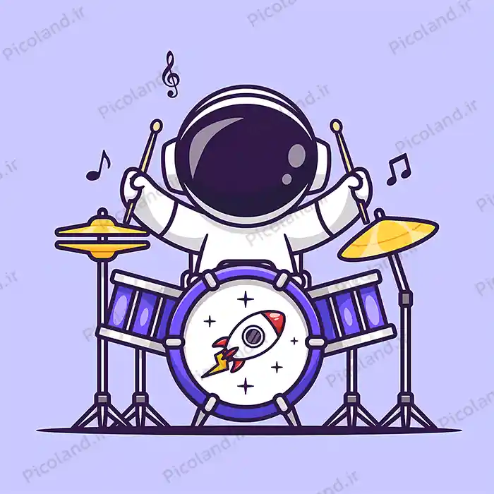 تصویر با کیفیت 12k فضانورد کد0148