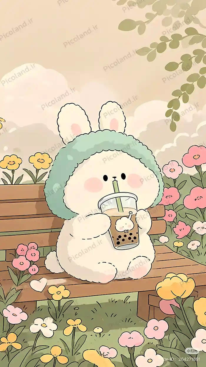 تصویر با کیفیت 12K عکس خرگوش ناز و کیوت کد0211