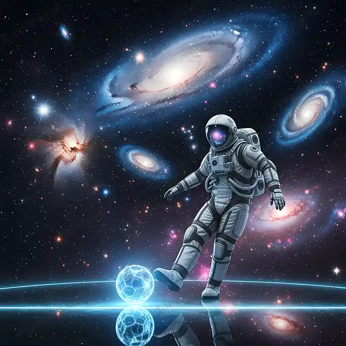 تصویر با کیفیت 12K عکس فضانورد در فضا فانتزی کد0218