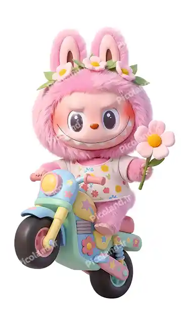 عکس با کیفیت 8K لبوبو در حال تک چرخ زدن با موتور کد0280