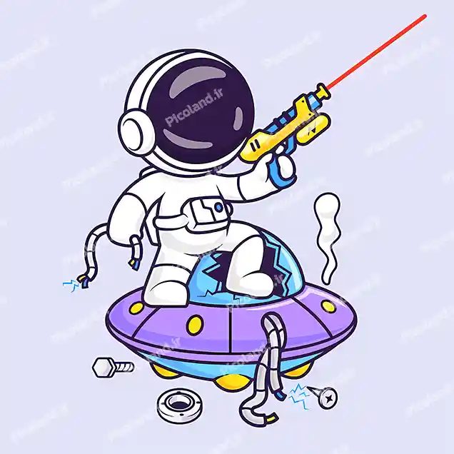 عکس با کیفیت 5K پسر فضانورد کد0334