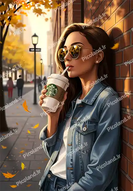 عکس با کیفیت 6K طرح کلاسیک دختر کد0337