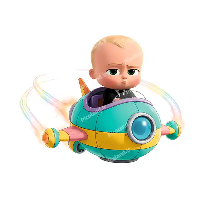 عکس با کیفیت 4K کارتون بچه رییس فضانورد کد0374