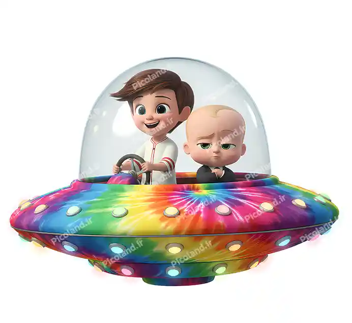 عکس با کیفیت 4K کارتون بچه رییس فضانورد کد0379