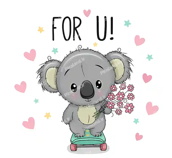 عکس با کیفیت 4K کوآلا کیوت اسکیت سوار کد0410