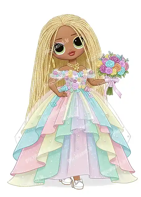 عکس با کیفیت 5K دختر کیوت گروه ال او ال کد0447