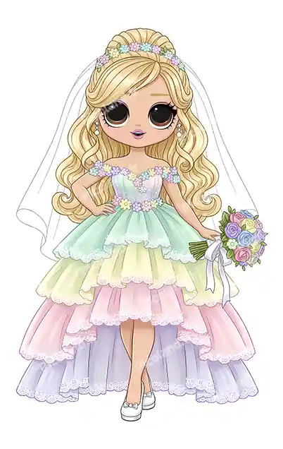 عکس با کیفیت 5K دختر کیوت گروه ال او ال کد0448