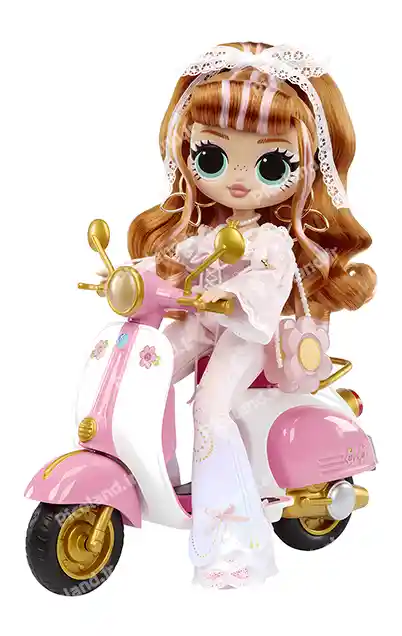 عکس با کیفیت 5K دختر کیوت گروه ال او ال سوار موتور کد0451