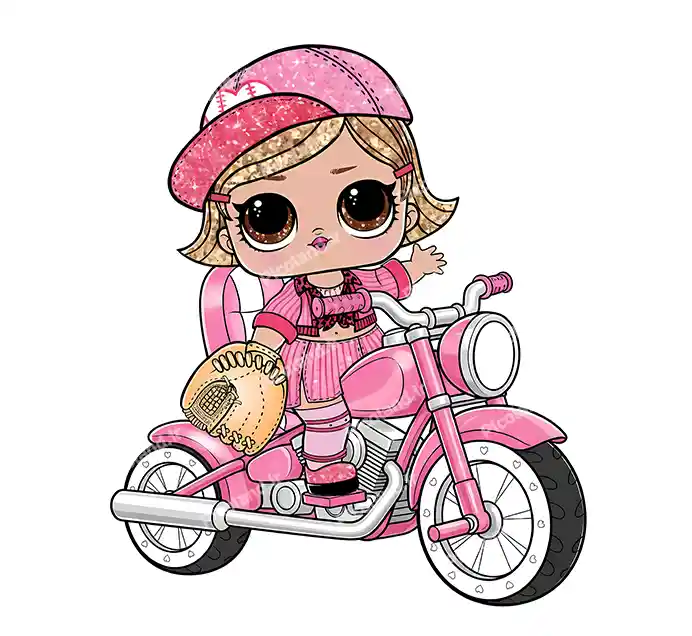 عکس با کیفیت 5K دختر کیوت گروه ال او ال سوار موتور کد0462